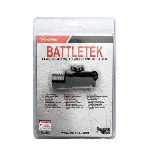 Firefield BattleTek Weapon light with green and IR laser
