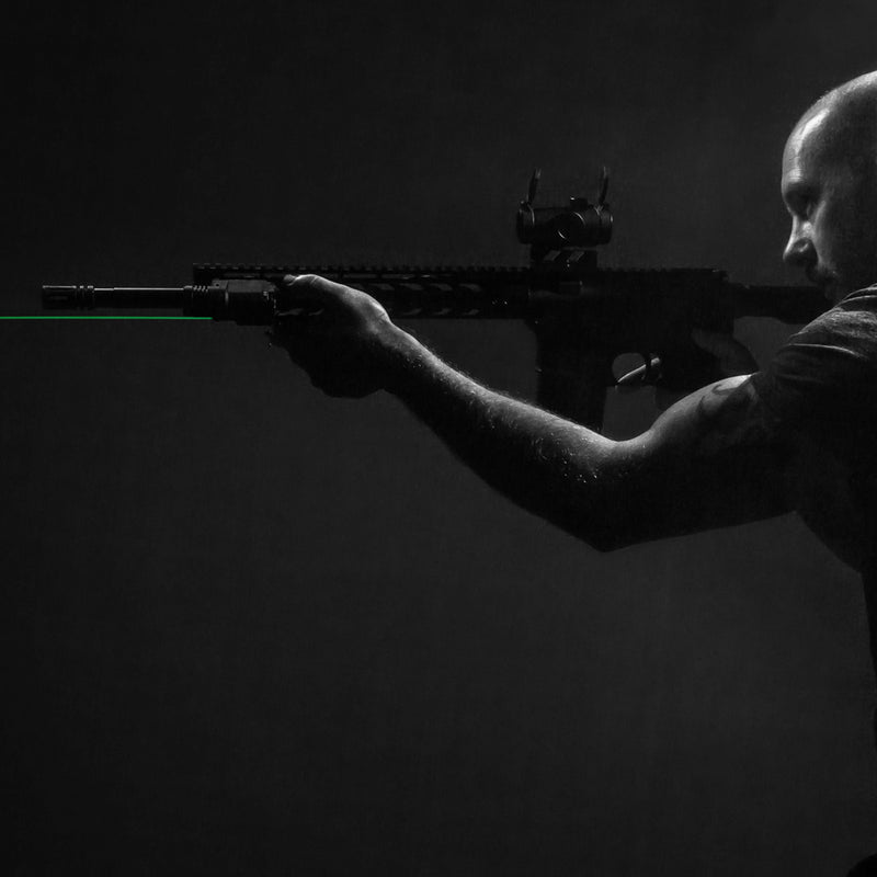 Load image into Gallery viewer, Firefield BattleTek Weapon light with green and IR laser
