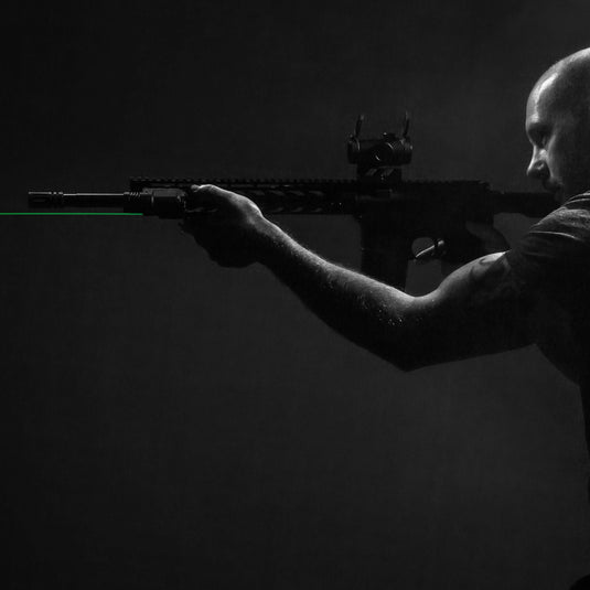 Firefield BattleTek Weapon light with green and IR laser